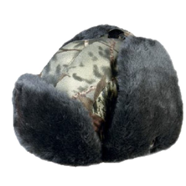 Шапка ушанка утепленная Ангара / смесовая ткань / лес в Якутске Шапка ушанка утепленная Ангара / смесовая ткань / лес в Якутске