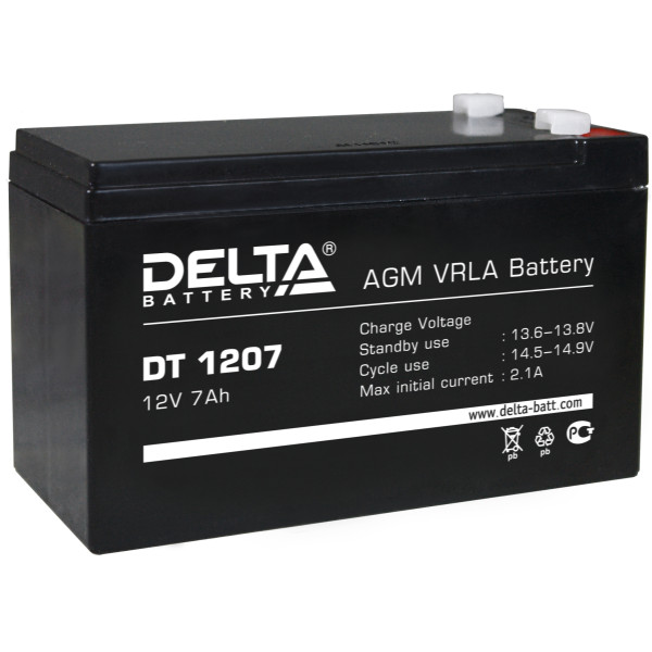 Аккумулятор Delta DT 1207 в Якутске