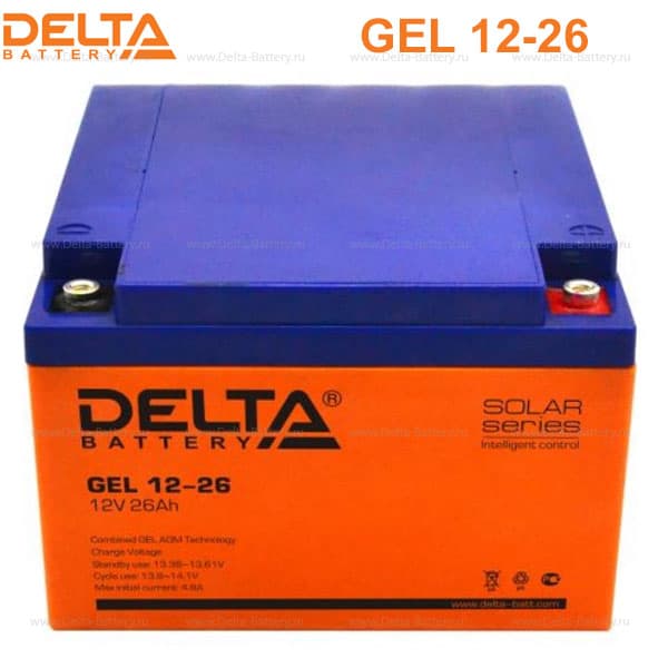 Аккумуляторная батарея Delta GEL 12-26 в Якутске