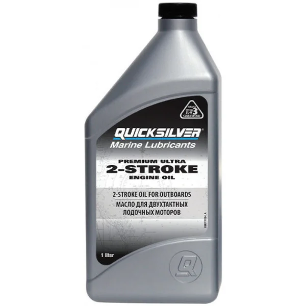 Масло Quicksilver 2-stroke Premium Ultra TCW3 1л 92-8M0170003 в Якутске