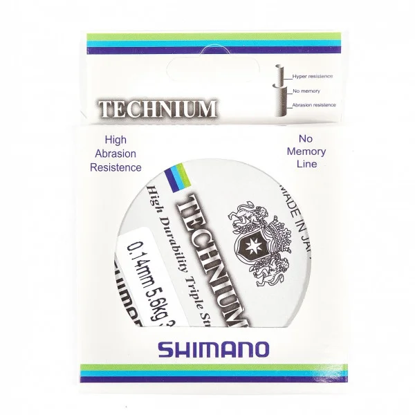 Леска зимняя Shimano Technium 30 м. 0,10 мм в Якутске