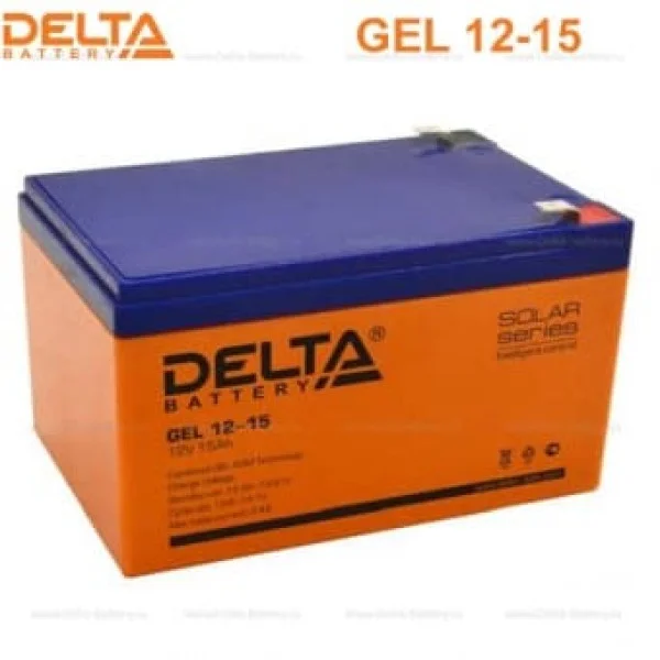 Аккумуляторная батарея Delta GEL 12-15 (12V / 15Ah) в Якутске