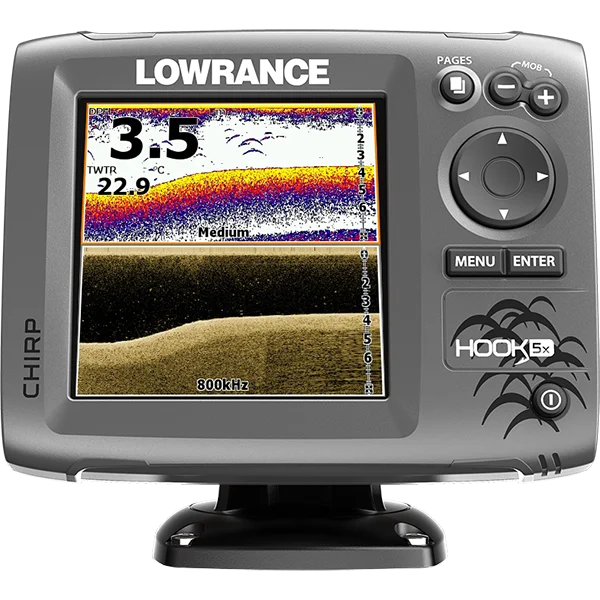Эхолот Lowrance Hook-5 Mid/High/DownScan в Якутске