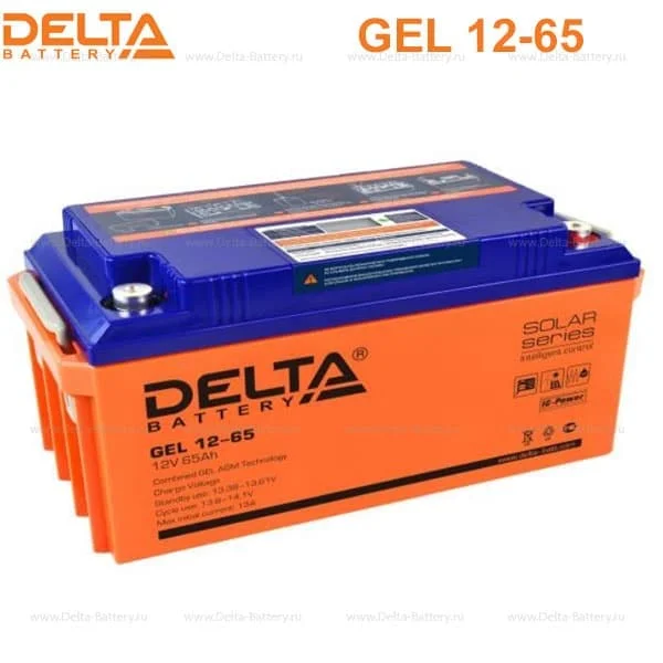 Аккумуляторная батарея Delta GEL 12-65 в Якутске
