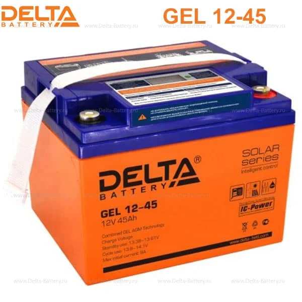 Аккумуляторная батарея Delta GEL 12-45 в Якутске