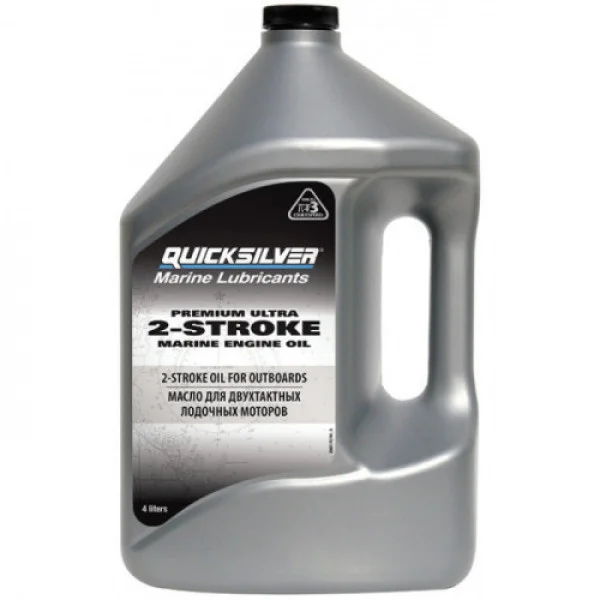 Масло Quicksilver 2-stroke Premium Ultra TCW3 4л 92-8M0170005 в Якутске